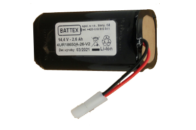 Baterie pro vysavač: 4UR18650A-26-V2