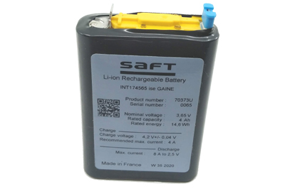MP174565ISE Gaine - Li-Ion 3,65 V / 4 Ah