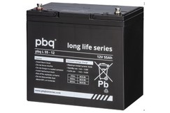 PBQ 55-12LL - akumulátor s životností 10-12 let (dle Eurobat)
