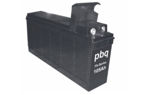 PBQ 105-12FA - akumulátory s čelními vývody
